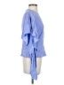 Lewit 100% Viscose Blue 3/4 Sleeve Blouse Size XS - photo 4