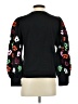 Essentiel Antwerp 100% Cotton Floral Black Sweatshirt Size Sm (1) - photo 2