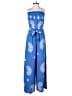 Cato 100% Rayon Blue Jumpsuit Size XS - photo 1