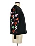 Essentiel Antwerp 100% Cotton Floral Black Sweatshirt Size Sm (1) - photo 4