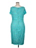 B. Smart Teal Cocktail Dress Size 16 - photo 2