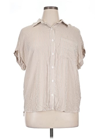 Cosmic Blue Love Short Sleeve Blouse (view 1)