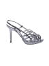 Nina Metallic Silver Sandals Size 7 1/2 - photo 1