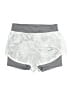 Energy Zone 100% Polyester Metallic Silver Athletic Shorts Size 8 - photo 1
