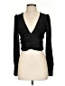 Lulus 100% Polyester Black Long Sleeve Top Size S (estimated) - photo 1