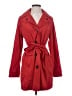 MICHAEL Michael Kors 100% Polyester Red Trenchcoat Size S - photo 1