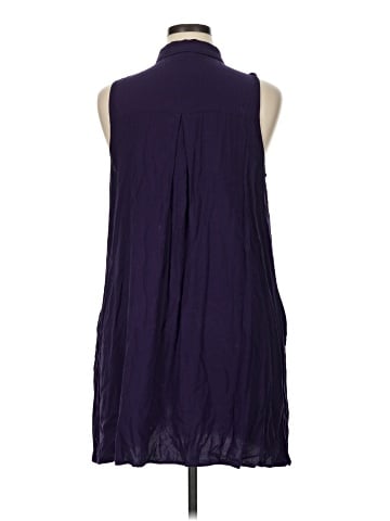 a.n.a. A New Approach Sleeveless Button-Down Shirt (view 2)
