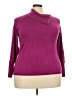 Apostrophe Burgundy Turtleneck Sweater Size 20 - photo 1