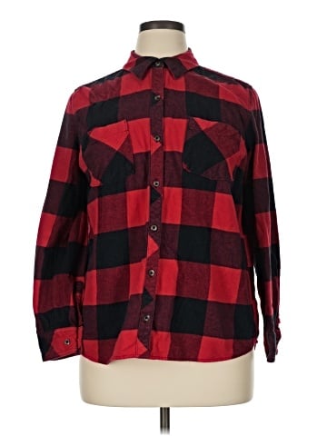 Natural Reflections Long Sleeve Button-Down Shirt (view 1)