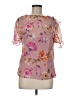Ted Baker London Pink Short Sleeve Blouse Size 6 (2) - photo 1