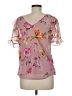 Ted Baker London Pink Short Sleeve Blouse Size 6 (2) - photo 2
