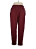 George Solid Burgundy Casual Pants Size XL - photo 2