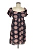 Volcom Paisley Brown Casual Dress Size 8 - photo 1