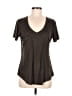 Z Supply 100% Polyester Brown Short Sleeve Top Size M - photo 1