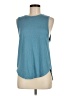 Nanette Lepore Blue Sleeveless T-Shirt Size M - photo 2