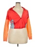 Adidas Color Block Orange Windbreaker Size 2X - photo 1