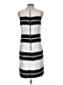 Ann Taylor 100% Polyester Stripes White Casual Dress Size 12 (tall) - photo 2