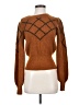 7 For All Mankind Argyle Brown Pullover Sweater Size XS - photo 1