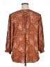 Fun2Fun 100% Polyester Brown 3/4 Sleeve Blouse Size 1X - photo 2