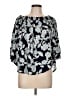 Splendid 100% Rayon Blue 3/4 Sleeve Blouse Size L - photo 1