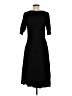 Chico's Solid Black Casual Dress Size Med (1) - photo 2