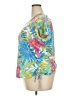 Fresh Tropical Blue Short Sleeve Top Size 2X - photo 5