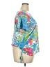 Fresh Tropical Blue Short Sleeve Top Size 2X - photo 4