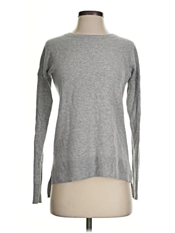 Aqua Cashmere Pullover Sweater (view 1)