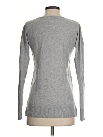 Aqua Cashmere Pullover Sweater (view 2)