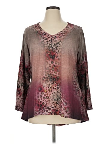 One World 3/4 Sleeve Blouse (view 1)
