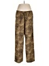 AGB 100% Polyester Animal Print Gold Casual Pants Size 16 - photo 1