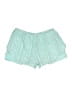 LA Hearts 100% Polyester Paisley Teal Shorts Size S - photo 2