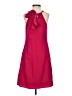 T Tahari 100% Polyester Solid Red Pink Cocktail Dress Size 2 - photo 2
