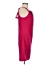 T Tahari 100% Polyester Solid Red Pink Cocktail Dress Size 2 - photo 4