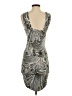 Leifsdottir Metallic Gray Cocktail Dress Size XS - photo 2