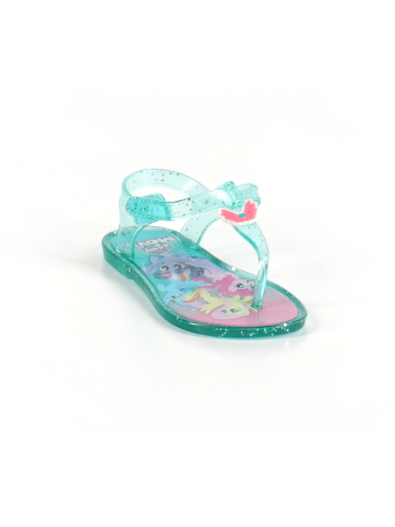 My Little Pony Graphic Teal Sandals Size 7 8 Kids 61 Off Thredup