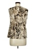Chico's Gold Sleeveless Blouse Size Med (1) - photo 2