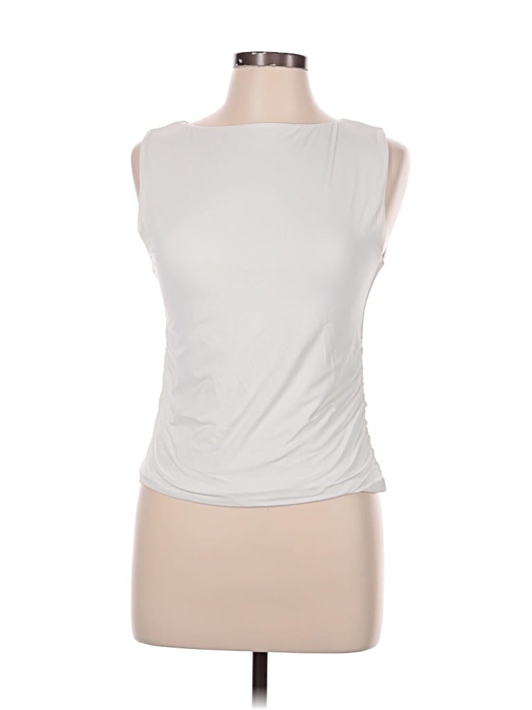 Pre-owned Skims Sleeveless T-shirt In Silver