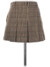 MNG Plaid Brown Casual Skirt Size 1 - photo 2