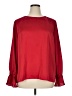 Preston & York 100% Polyester Red 3/4 Sleeve Blouse Size XL - photo 1