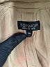 Topshop 100% Lyocell Tan Trenchcoat Size 6 - photo 6