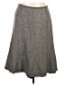 David N Chevron-herringbone Gray Casual Skirt Size 10 - photo 1