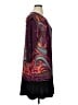 MSK Paisley Purple Casual Dress Size XL - photo 4