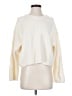 Gap Solid Ivory Pullover Sweater Size S - photo 1