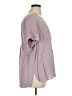 DR2 100% Rayon Purple Short Sleeve Blouse Size XL - photo 4