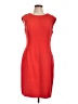 Eliza J Solid Red Cocktail Dress Size 12 - photo 1