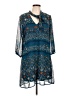 As U Wish 100% Polyester Blue Casual Dress Size L - photo 1
