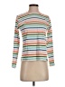 Kule 100% Cotton Stripes Ivory Long Sleeve Turtleneck Size XS - photo 1