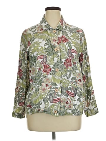 Cj Banks Long Sleeve Button-Down Shirt (view 1)