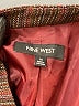 Nine West Stripes Brown Blazer Size 14 - photo 6